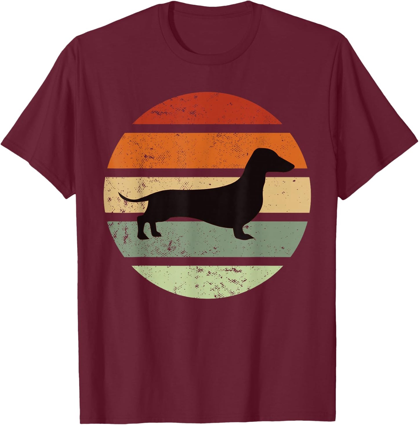 Dachshund Dachshund Teckel T-Shirt - T-Shirt | Maroon