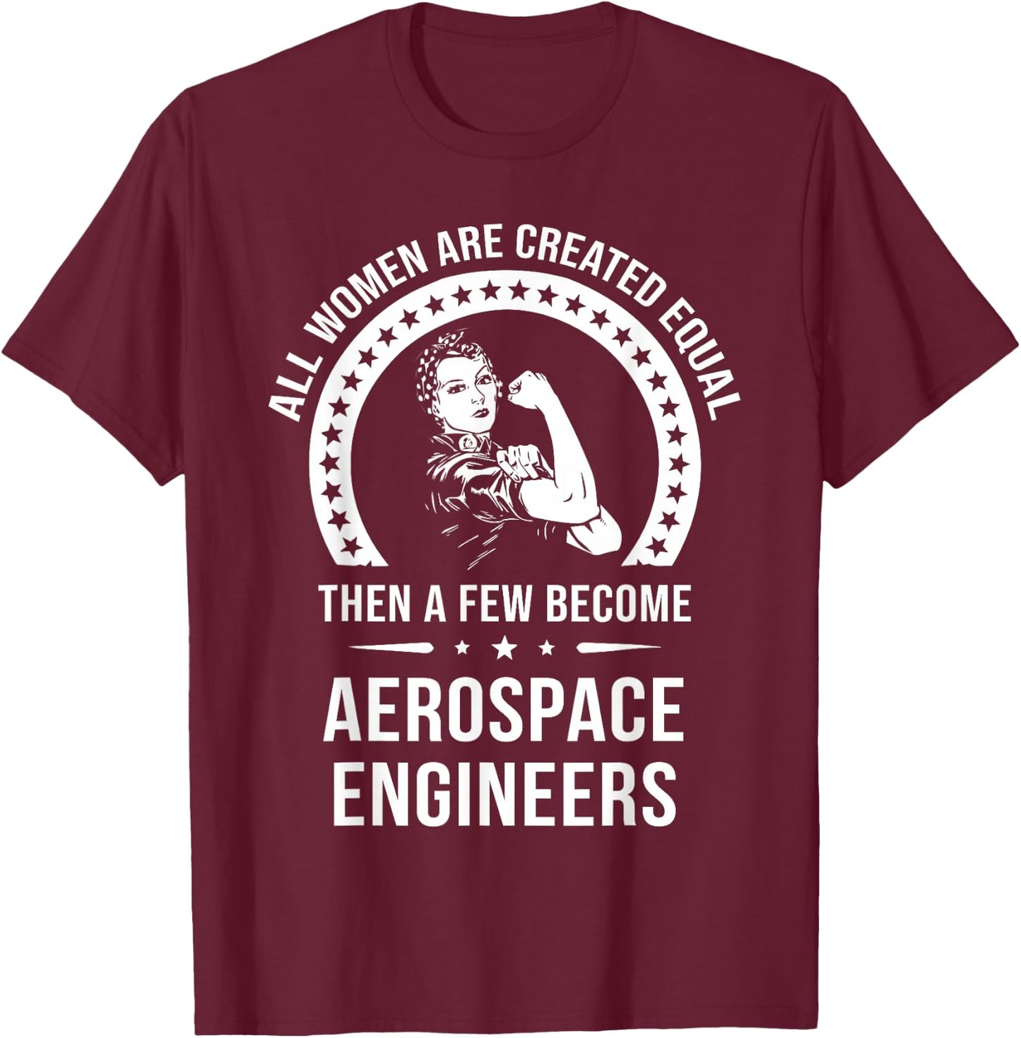 Aerospace Engineer Shirt | Aerospace Engineer T-Shirt - T-Shirt | Maroon