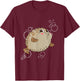 Puffer Fish Blowfish Bubbles T-Shirt - T-Shirt | Maroon