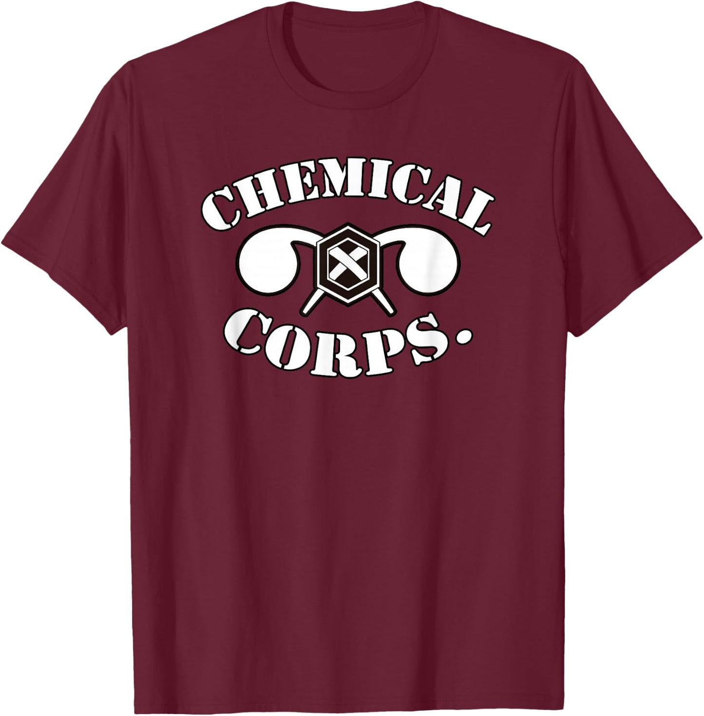Fort Leonard Wood University - Army Chemical Corps for Vets T-Shirt - T-Shirt | Maroon