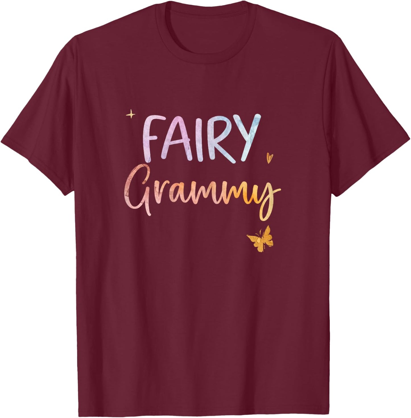 Fairy Grammy Magical Cute Birthday T-Shirt - T-Shirt | Maroon