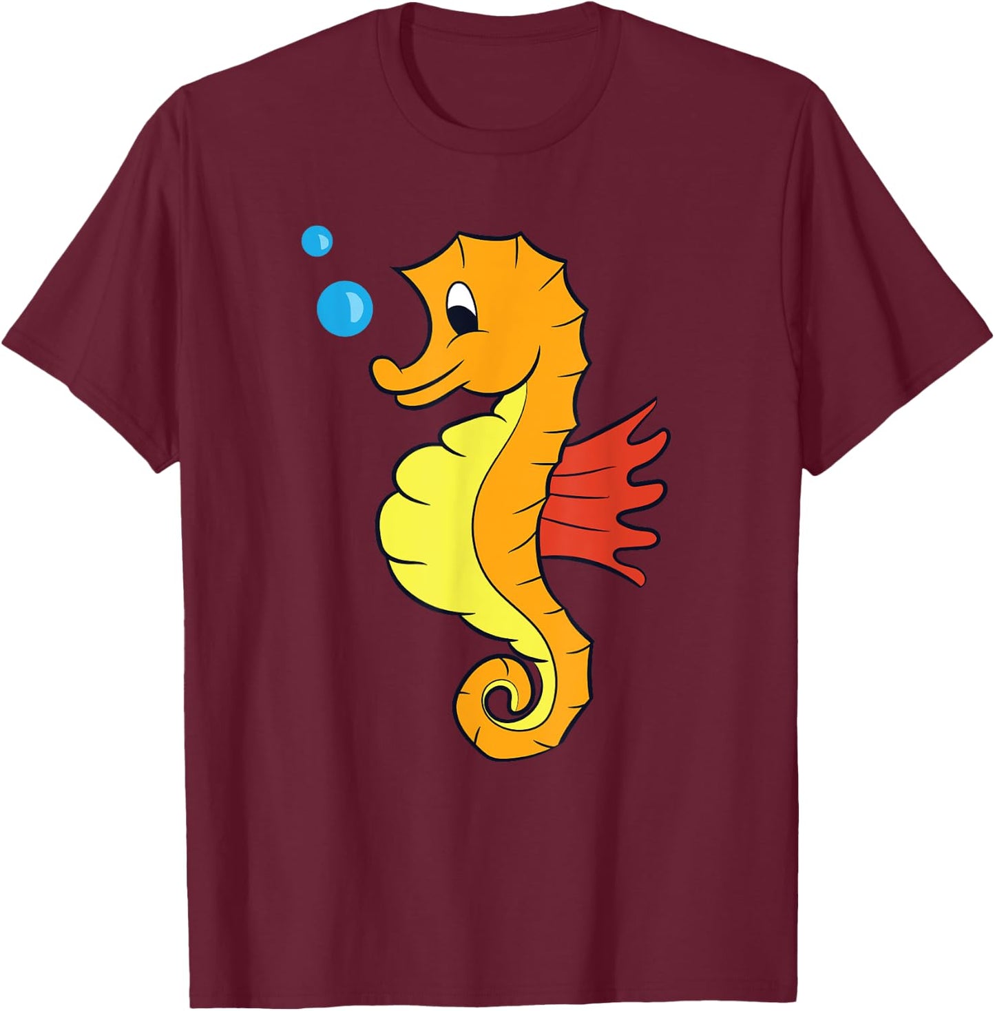 Seahorse Lover Seahorse Lover Gift Kids Seahorses T-Shirt - T-Shirt | Maroon