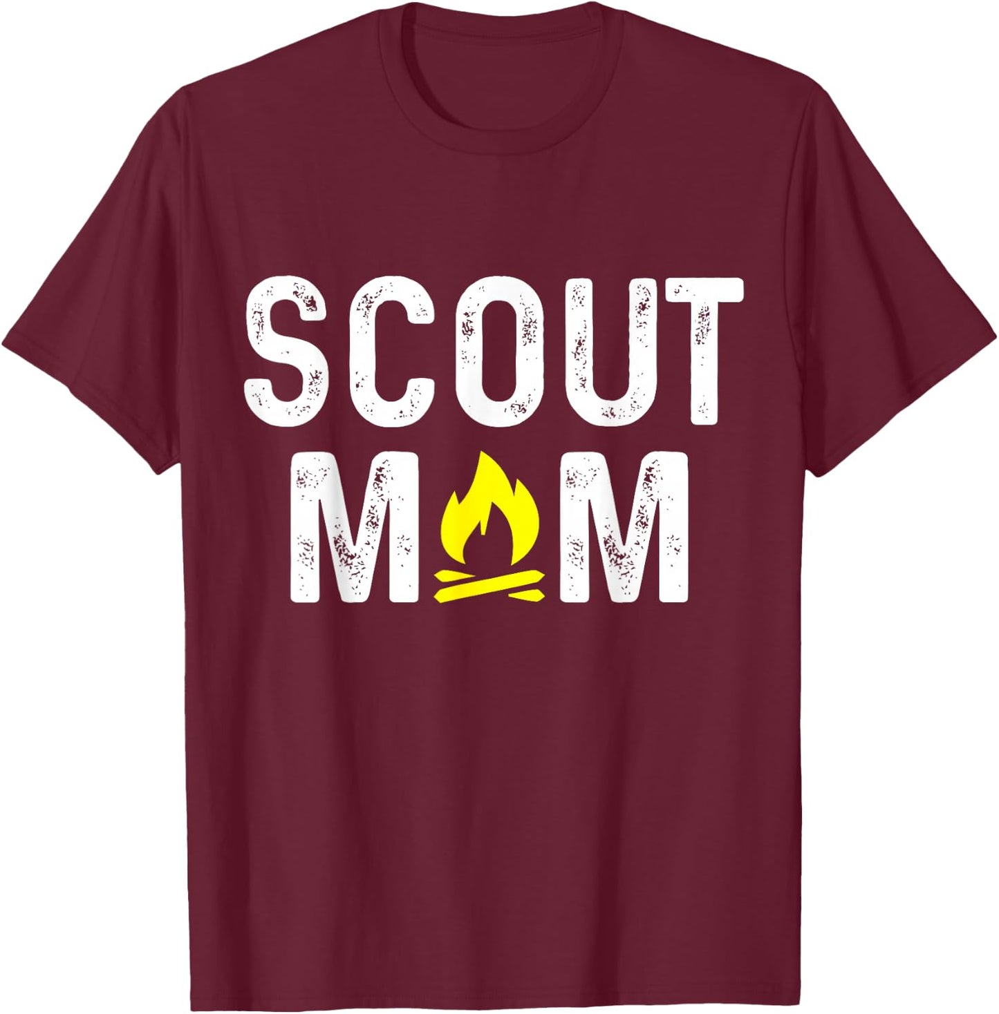 Scouting Mom Scout Mom T-Shirt - T-Shirt | Maroon