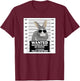 Bunny Rabbit Mugshot Funny T-Shirt - T-Shirt | Maroon