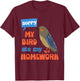 My Bird Ate My Homework School Kawaii Cute Pet Boys Girls T-Shirt - T-Shirt | Maroon