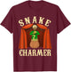 Snake Charmer Shirt - Circus Shirts - Snake Charmer Costume T-Shirt - T-Shirt | Maroon