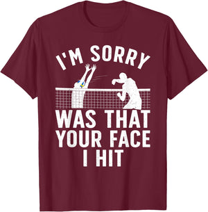 Funny Volleyball Art Women Sport Volleyball Player T-Shirt - T-Shirt | Maroon