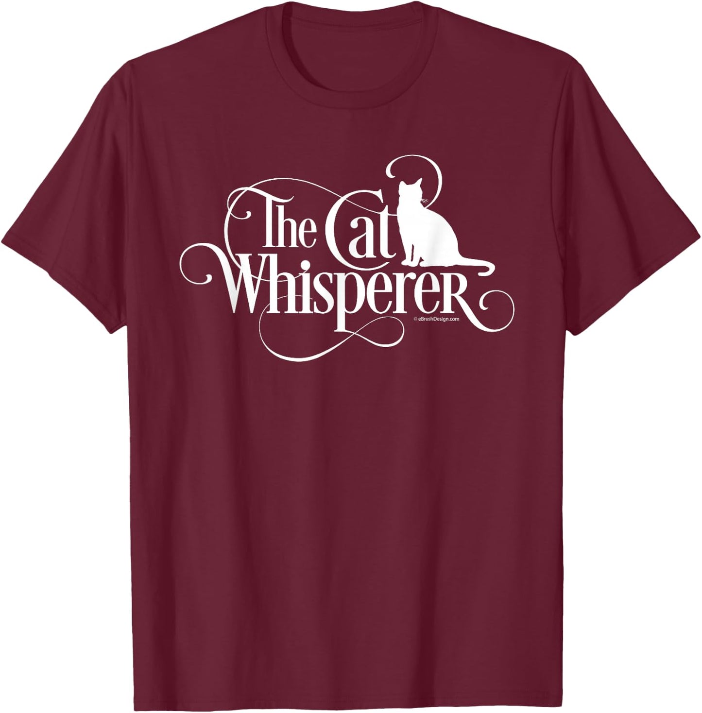 The Cat Whisperer - cat lover T-Shirt - T-Shirt | Maroon