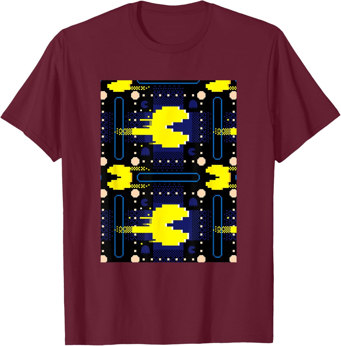 Pac-man T-Shirt - T-Shirt | Maroon