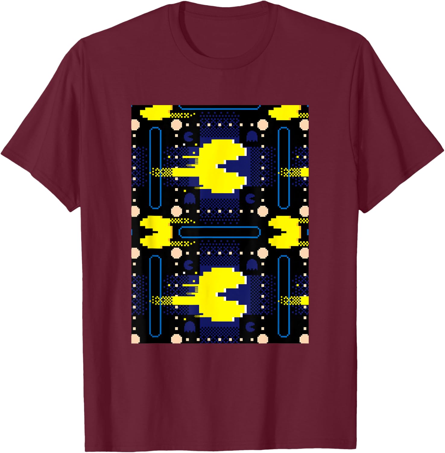 Pac-man T-Shirt - T-Shirt | Maroon