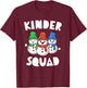 Kinder Squad Kindergarten Christmas Shirt Teacher Snowmies T-Shirt - T-Shirt | Maroon