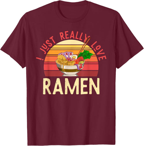Retro Japanese Noodles Lover Gift I Just Really Love Ramen