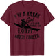 Cool I'm A Kayak Girl Just Like A Normal Girl Gift T-Shirt - T-Shirt | Maroon