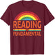 Reading is Fundamental Poetry, Bookworm And Book Reader T-Shirt - T-Shirt | Maroon