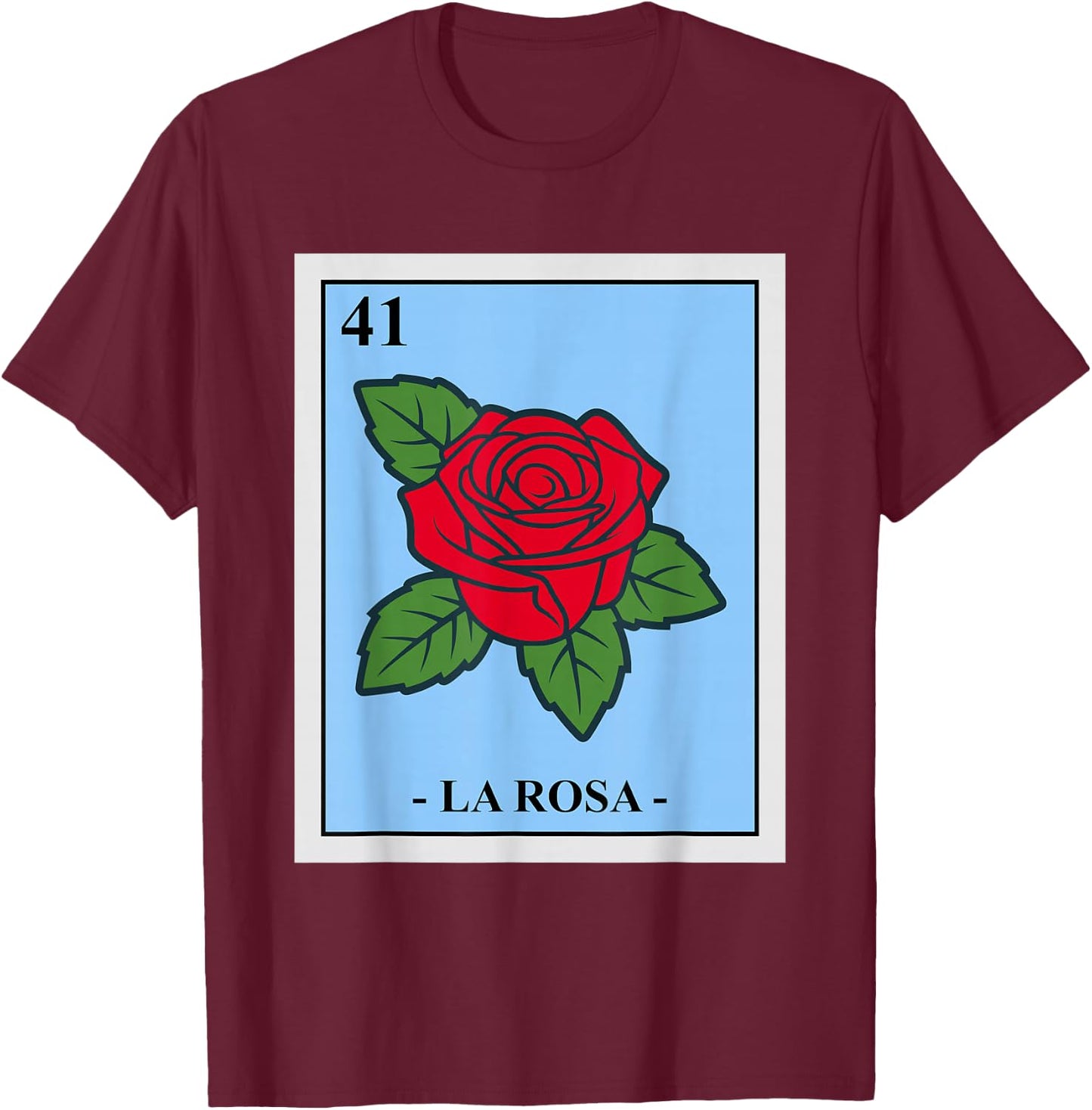 Mexican Bingo T-Shirt - T-Shirt | Maroon