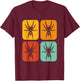 Theraphosidae Arachnid Poecilotheria Vintage Tarantula T-Shirt - T-Shirt | Maroon
