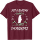 Just A Grandma Who Loves Penguins T-Shirt - T-Shirt | Maroon