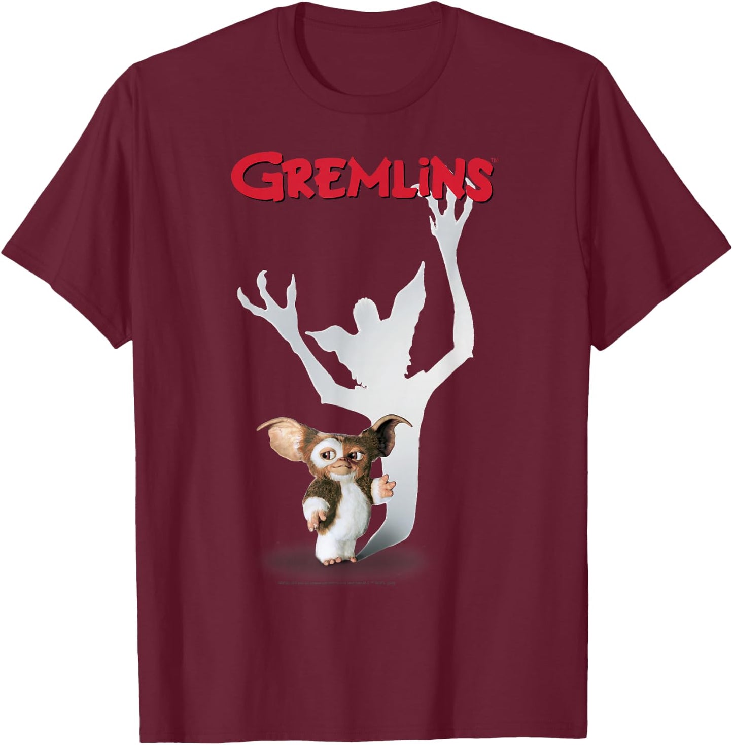 Gremlins Gizmo Classic Poster T-Shirt - T-Shirt | Maroon