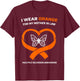 MS Gifts Apparel Mother In Law Multiple Sclerosis Awareness T-Shirt - T-Shirt | Maroon