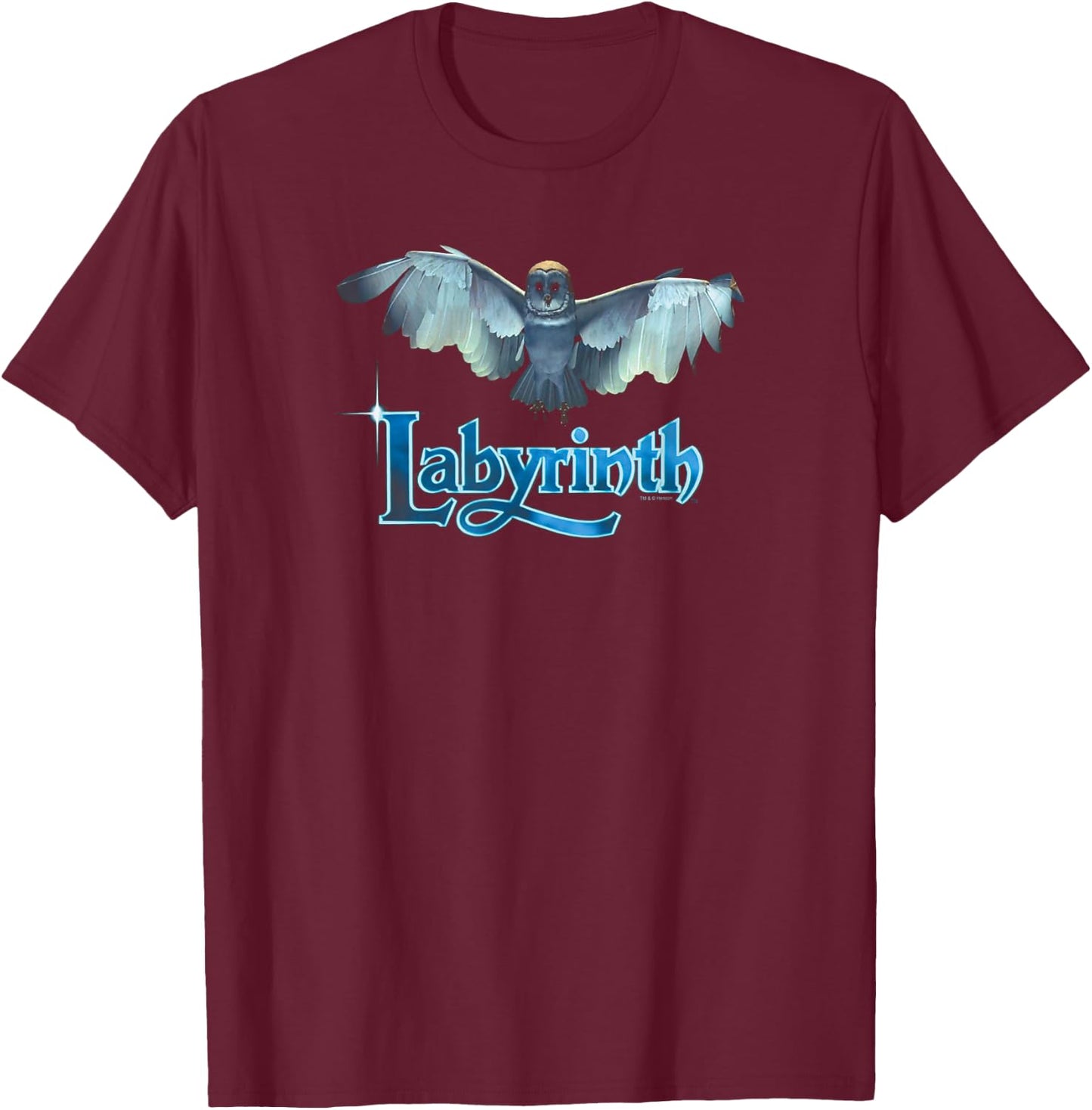 Labyrinth Title Sequence T-Shirt - T-Shirt | Maroon