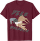 Deer Wrasslin (Wrestling) T-Shirt - T-Shirt | Maroon