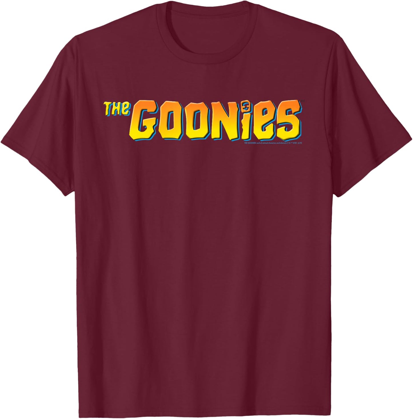 Kids The Goonies Simple Logo T-Shirt - T-Shirt | Maroon