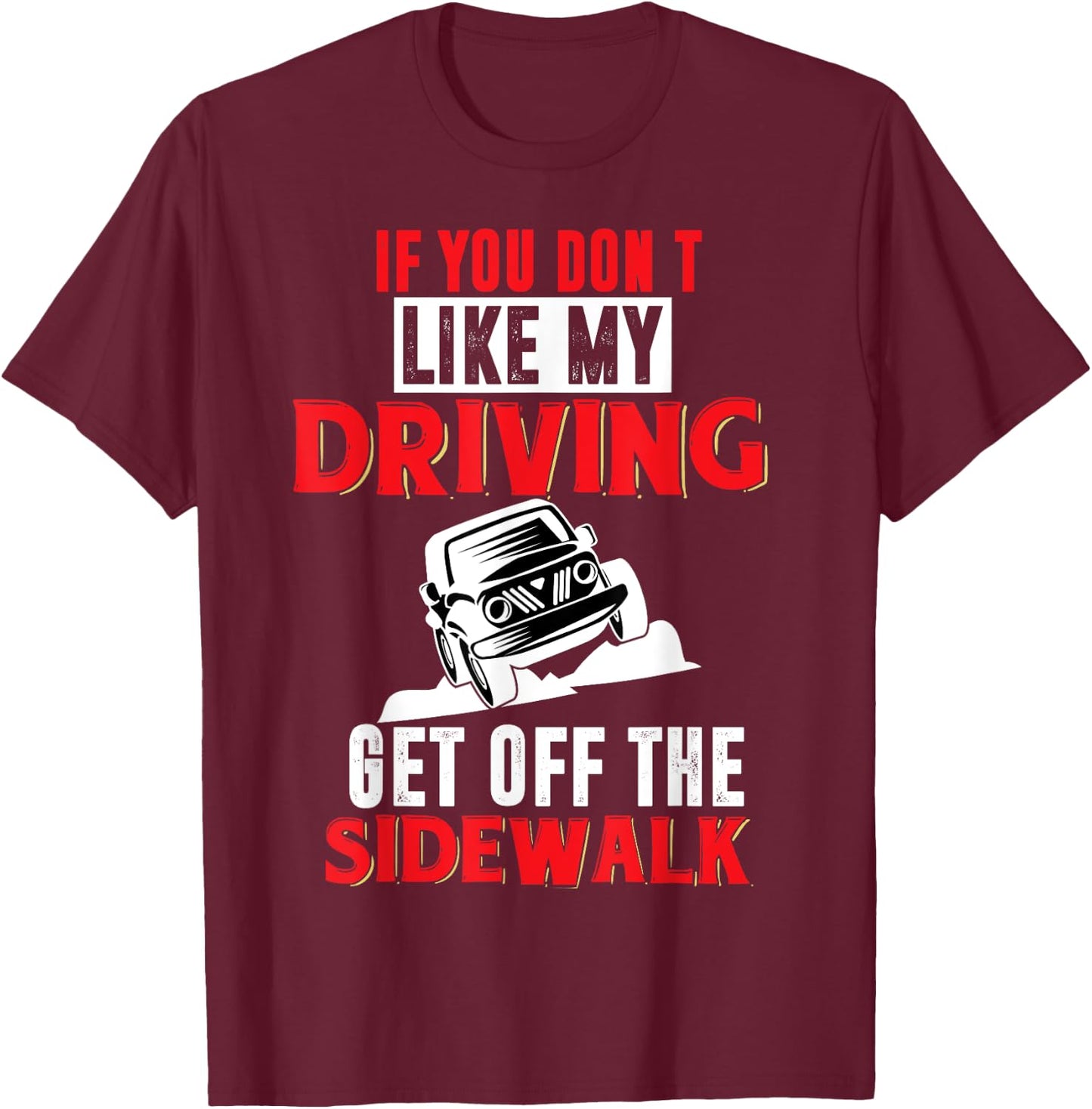 New Driver Gifts Funny Shirt for Teen Girls and Boys Student T-Shirt - T-Shirt | Maroon