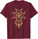 Vintage The Huguenot Cross Is A Christian Religious Symbol T-Shirt - T-Shirt | Maroon