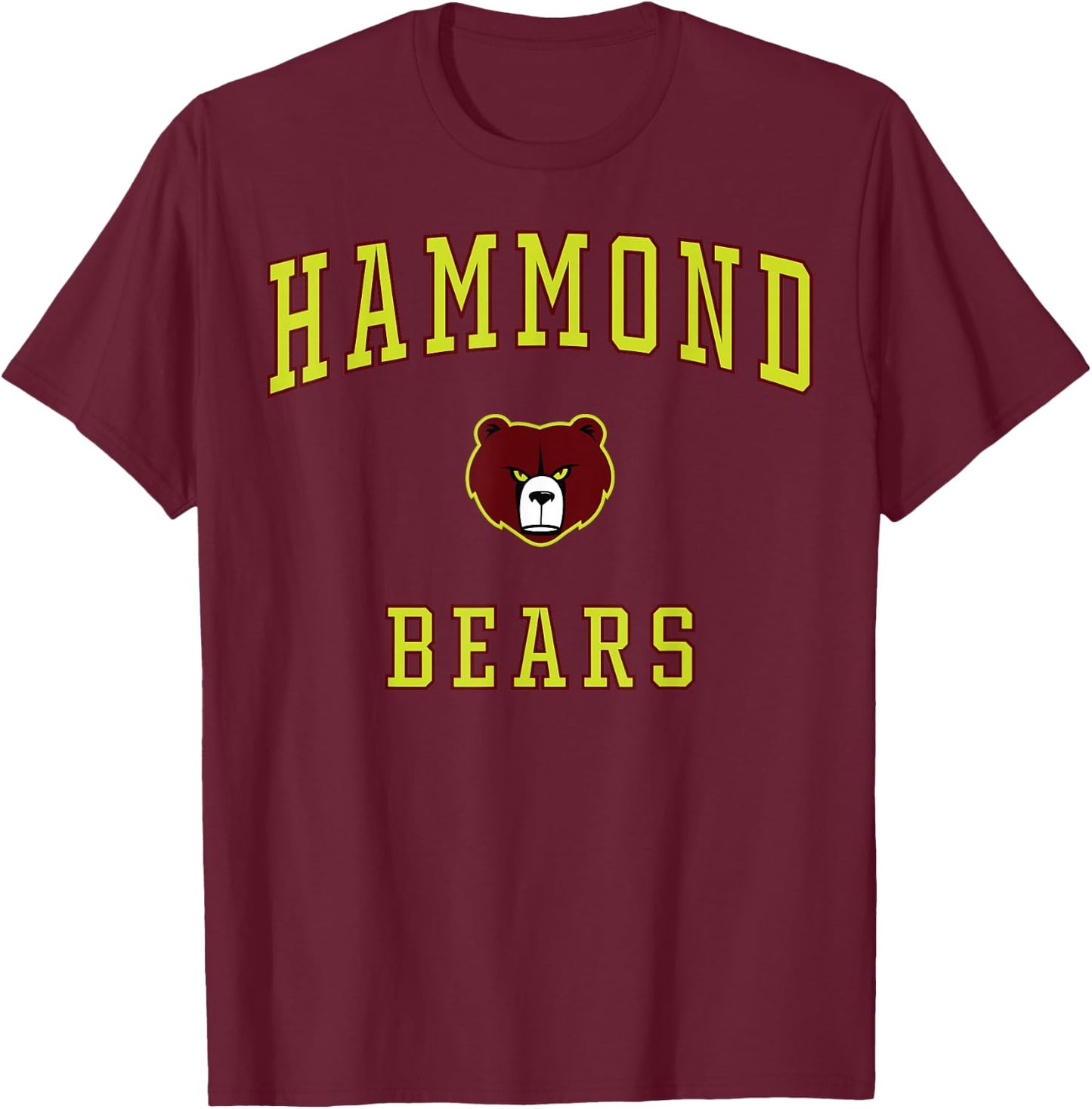 Hammond High School Bears T-Shirt - T-Shirt | Maroon