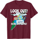 Look Out Palestine Here We Come Matching Family Vacation T-Shirt - T-Shirt | Maroon