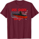 USS Shark SSN-591 Submarine Veterans Day Father Grandpa Dad T-Shirt - T-Shirt | Maroon