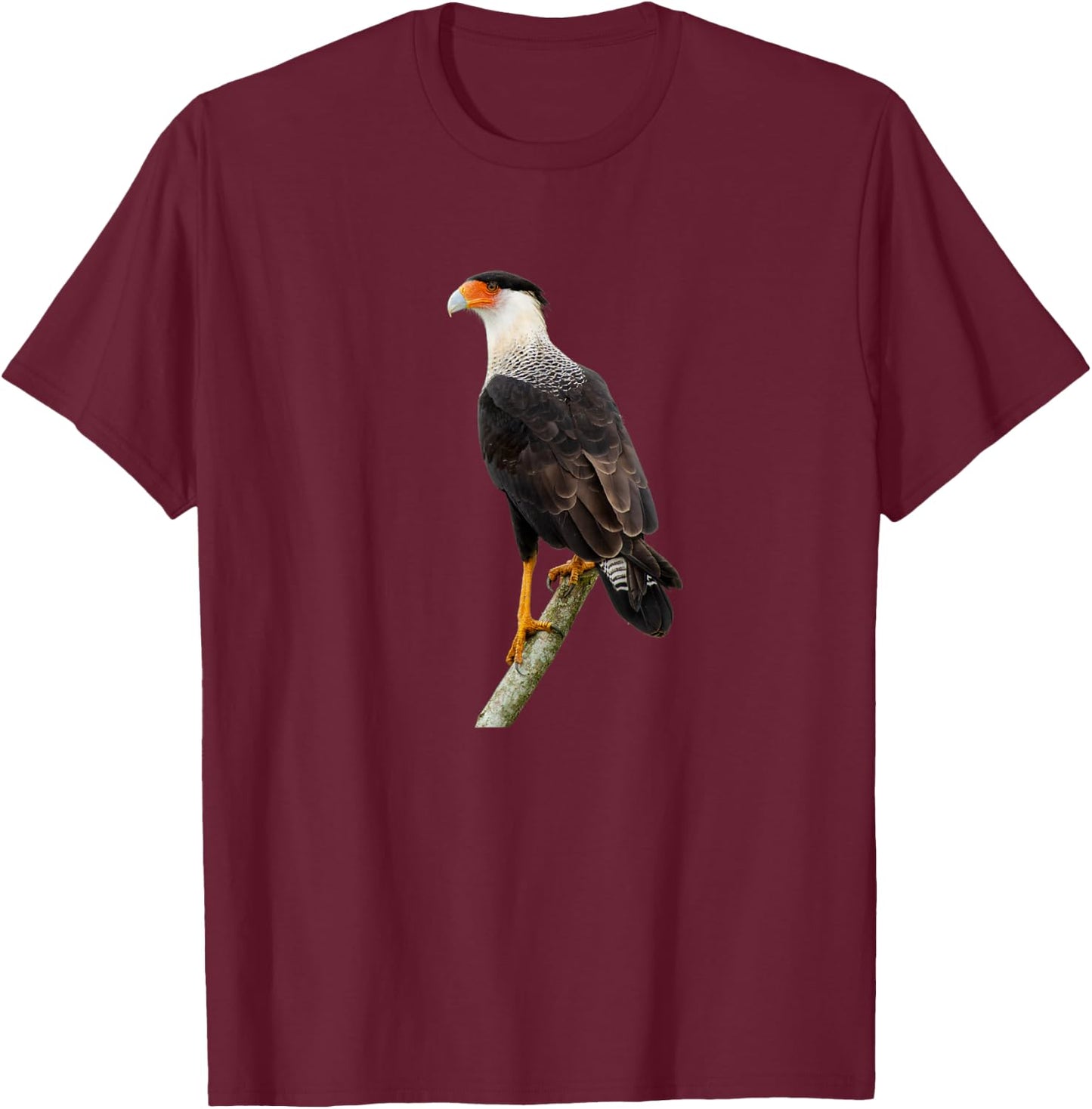 Caracara Shirt Crested Caracaras Bird T-Shirt - T-Shirt | Maroon
