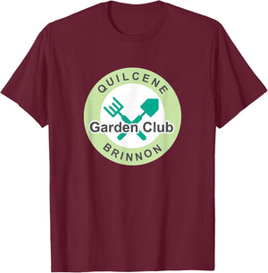 Quilcene Brinnon Garden Club T-Shirt - T-Shirt | Maroon