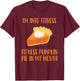Pumpkin Pie Joke Thanksgiving Fitness Pie T-Shirt - T-Shirt | Maroon