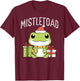 Frog Christmas Merry Xmas Frog Owner Amphibian Toad T-Shirt - T-Shirt | Maroon