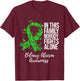 Family Support Biliary Atresia Awareness T-Shirt - T-Shirt | Maroon