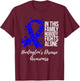 Family Support Huntington’s Disease Awareness T-Shirt - T-Shirt | Maroon