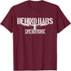 Mountain Bike Behind Bars Life Sentence MTB Funny Biker Gift T-Shirt - T-Shirt | Maroon