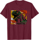 Mademark x MTV - MTV Logo Monster will Eat You Vintage Graphic Men & Women T-Shirt - T-Shirt | Maroon