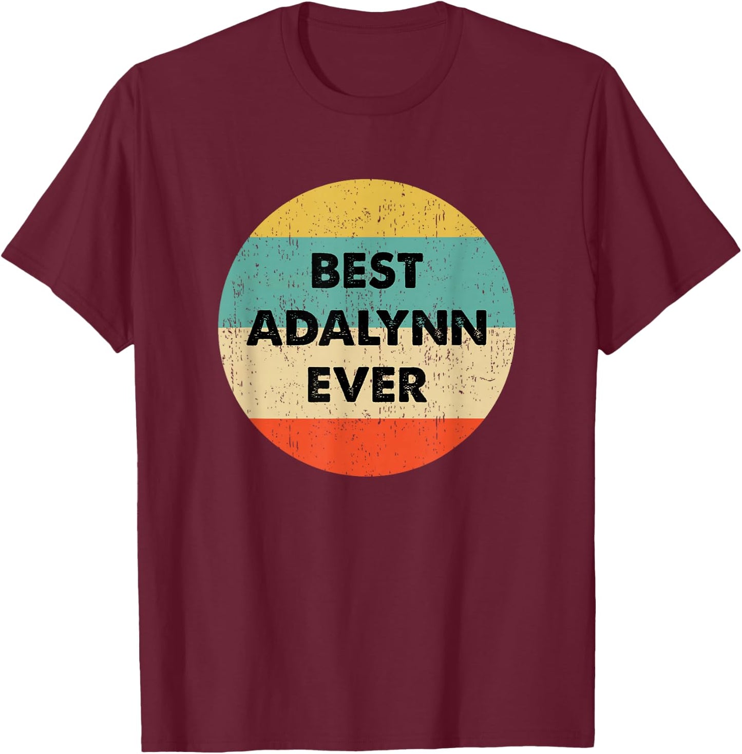 Adalynn Name T-Shirt - T-Shirt | Maroon