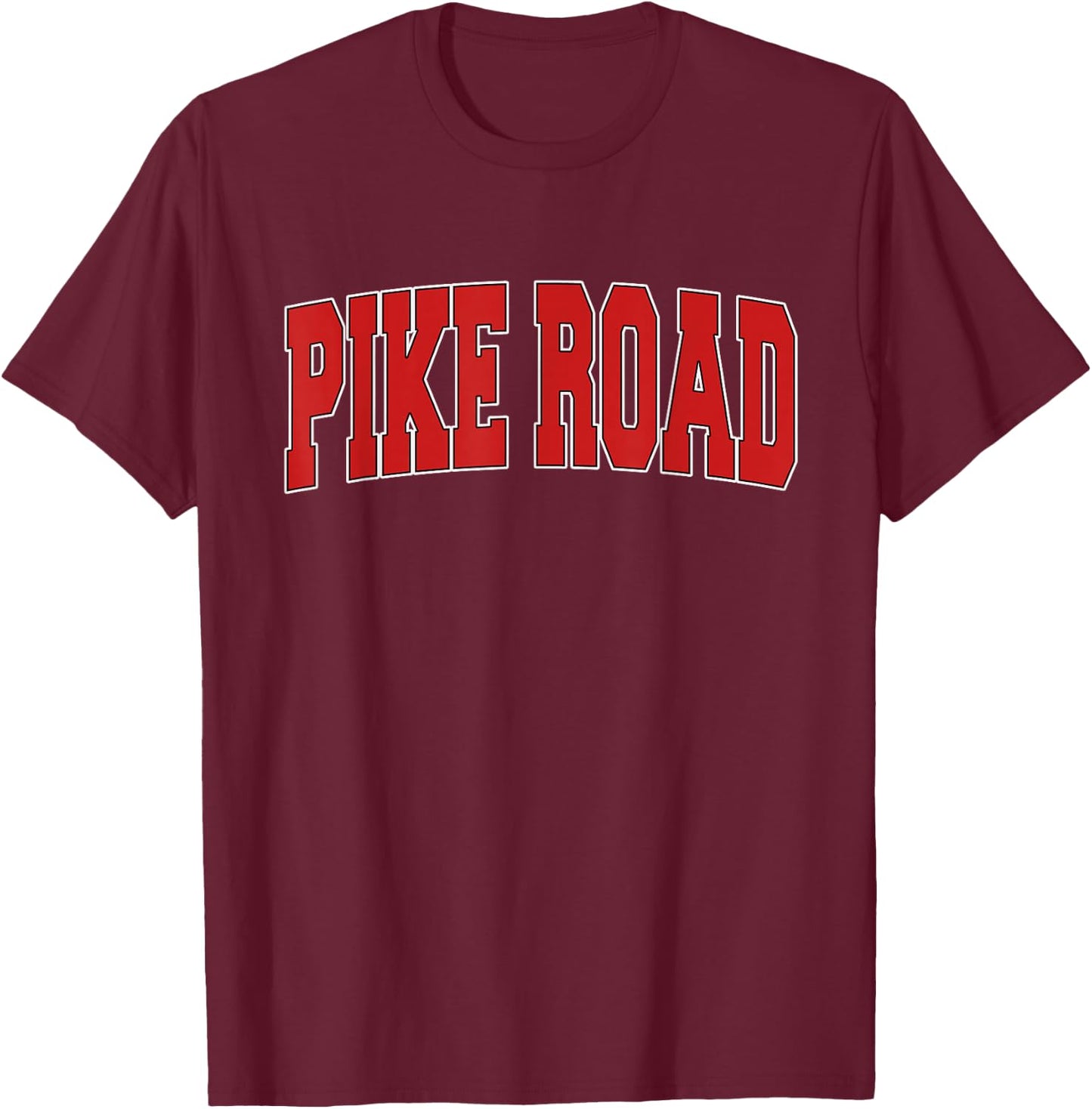 PIKE ROAD AL ALABAMA Varsity Style USA Vintage Sports T-Shirt - T-Shirt | Maroon
