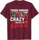 Crazy Teacher Men Women Funny School Teachers T-Shirt - T-Shirt | Maroon