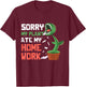 My Plant Ate My Homework Venus Fly Trap Kids School Student T-Shirt - T-Shirt | Maroon