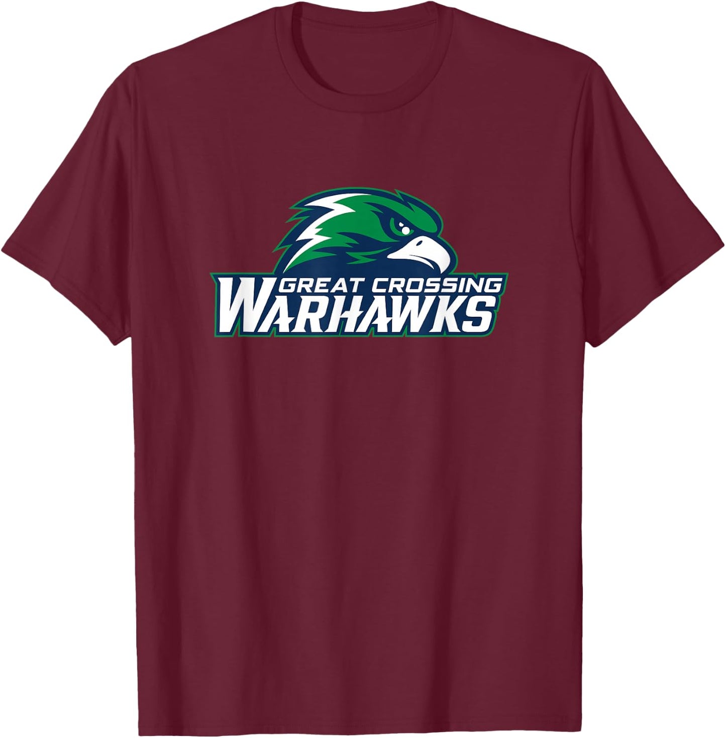Great Crossing High School Warhawks T-Shirt - T-Shirt | Maroon