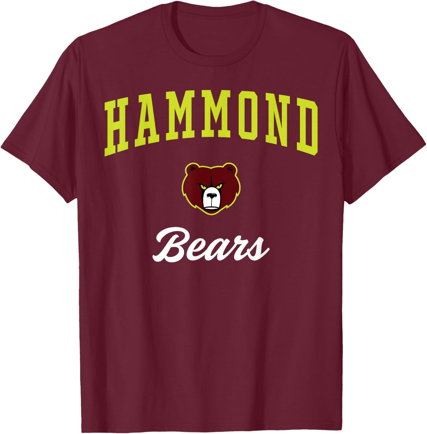Hammond High School Bears T-Shirt - T-Shirt | Maroon