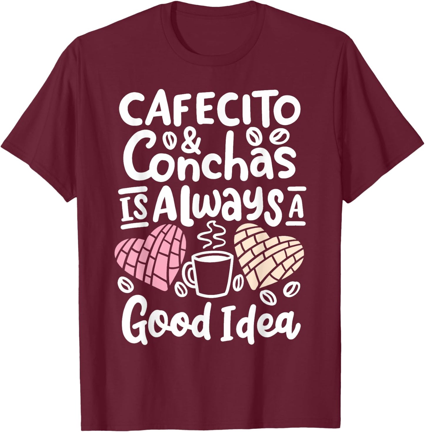 Conchas Concha T-Shirt - T-Shirt | Maroon