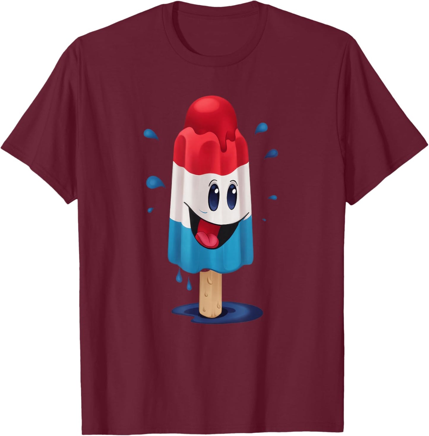 Kawaii Funny Rocketpop Ice Pop Treat Gift Men Women Kids T-Shirt - T-Shirt | Maroon
