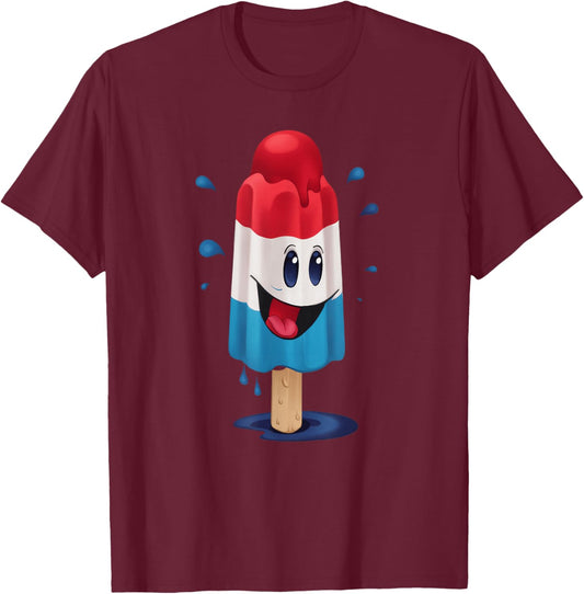 Kawaii Funny Rocketpop Ice Pop Treat Gift Men Women Kids T-Shirt - T-Shirt | Maroon