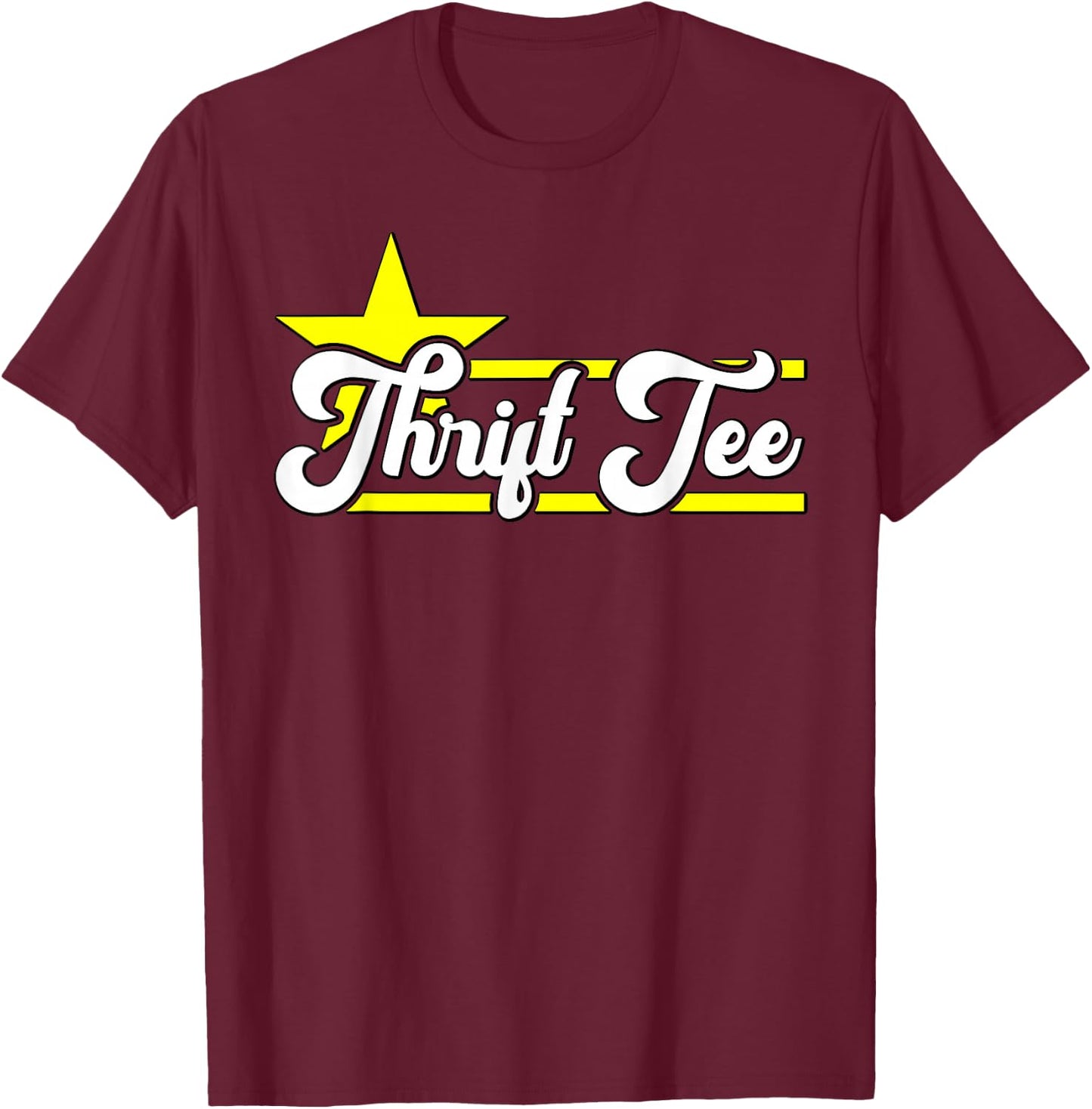 Thrifting Thrift Store Shop Thrift T-Shirt - T-Shirt | Maroon