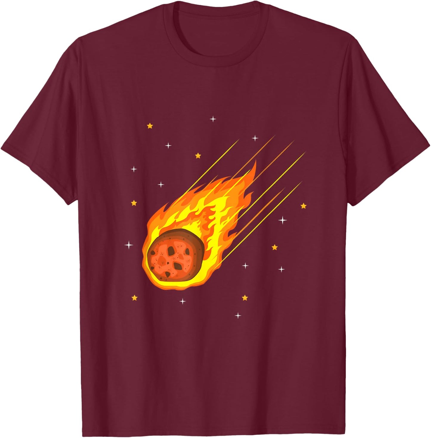 Meteorite Asteroid Comets Meteor Shower Space Meteors T-Shirt - T-Shirt | Maroon